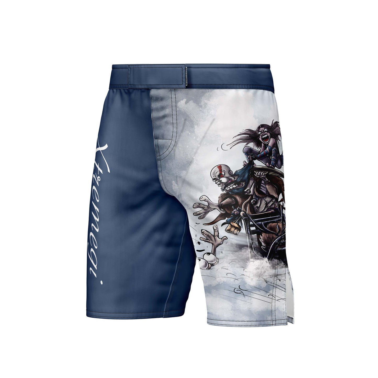 Frostbite Fury MMA Shorts