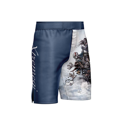 Frostbite Fury MMA Shorts